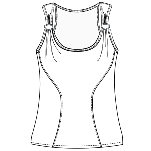 Fashion sewing patterns for T-Shirt 3047